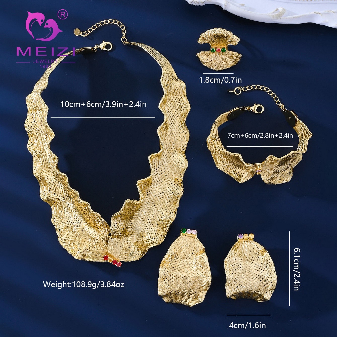 Artistic Luxury Jewelry Set (Four Pieces)