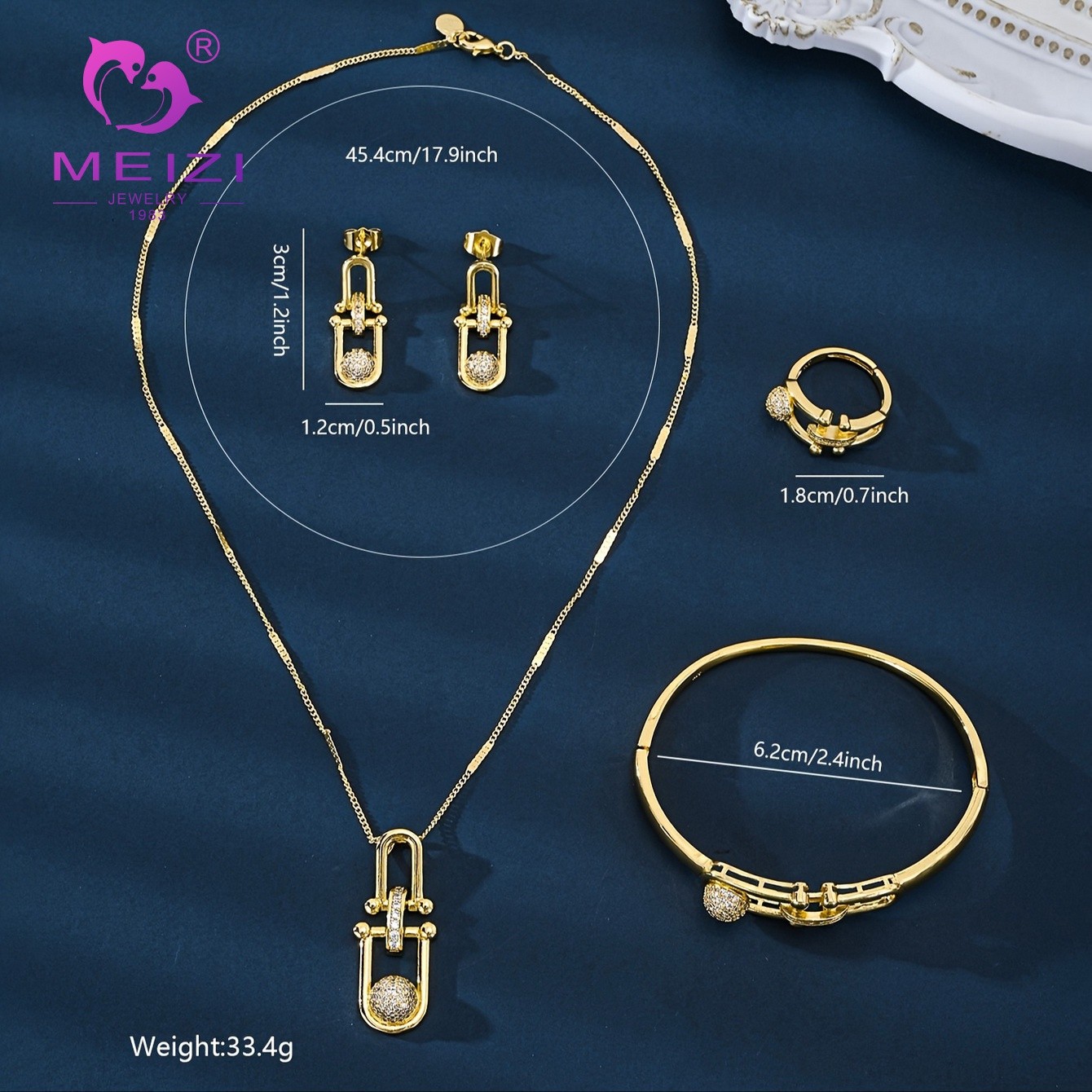 Affordable luxury industrial style jewelry