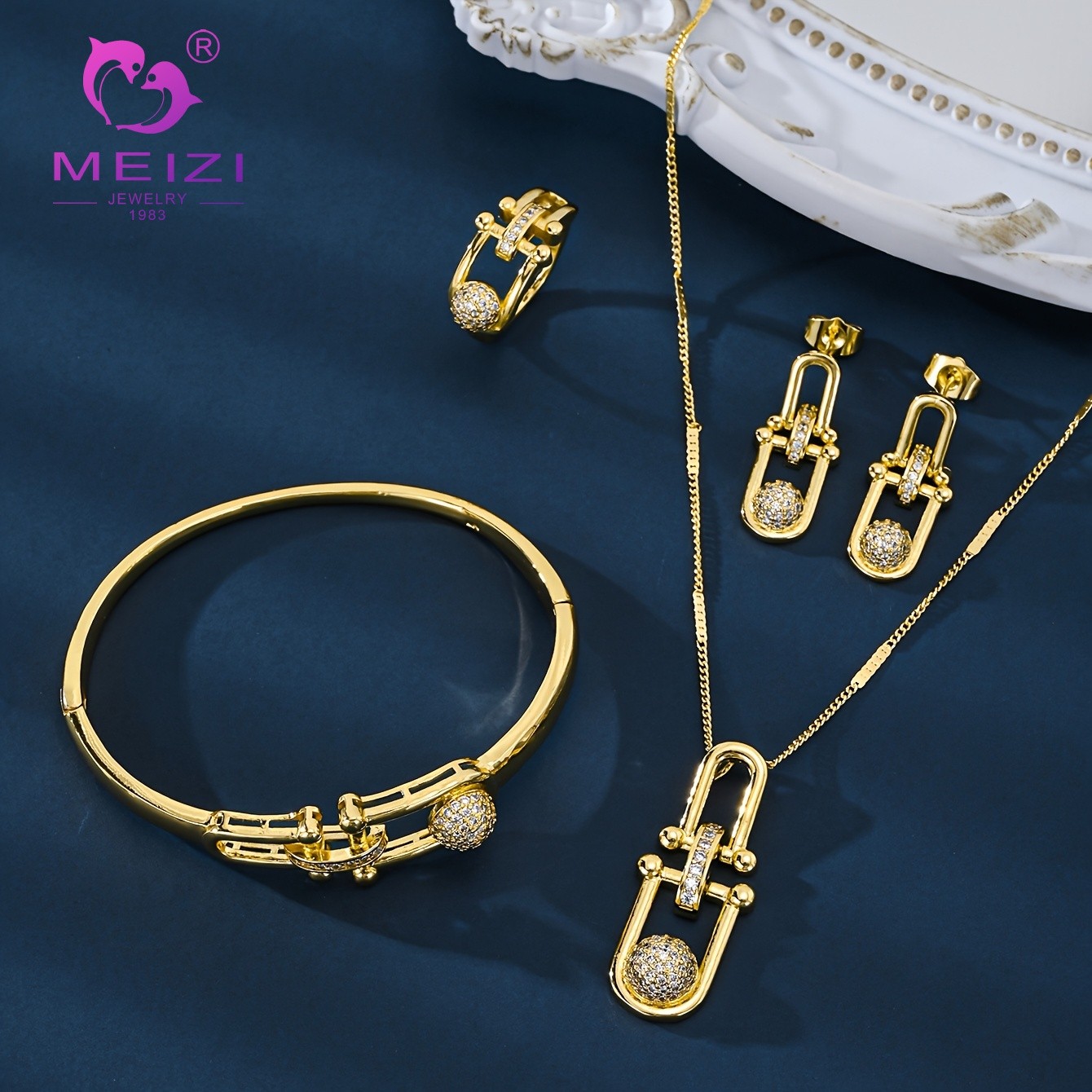 Affordable luxury industrial style jewelry