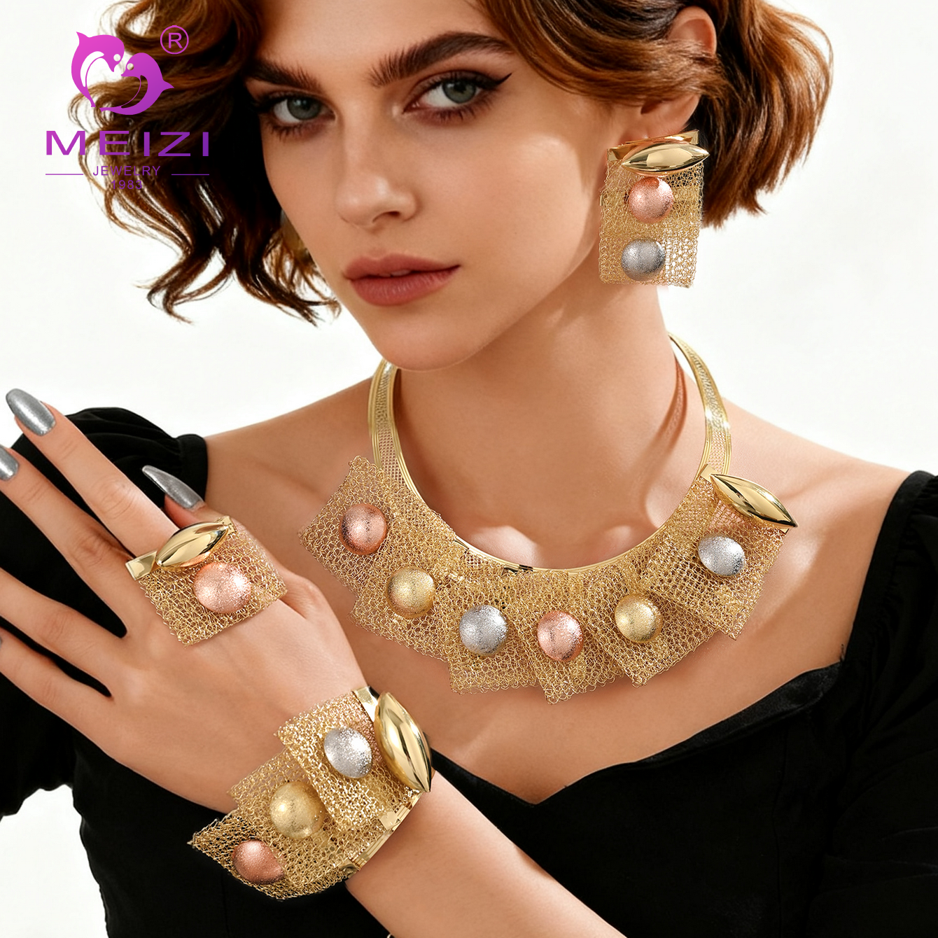 Geometric Jewelry Set