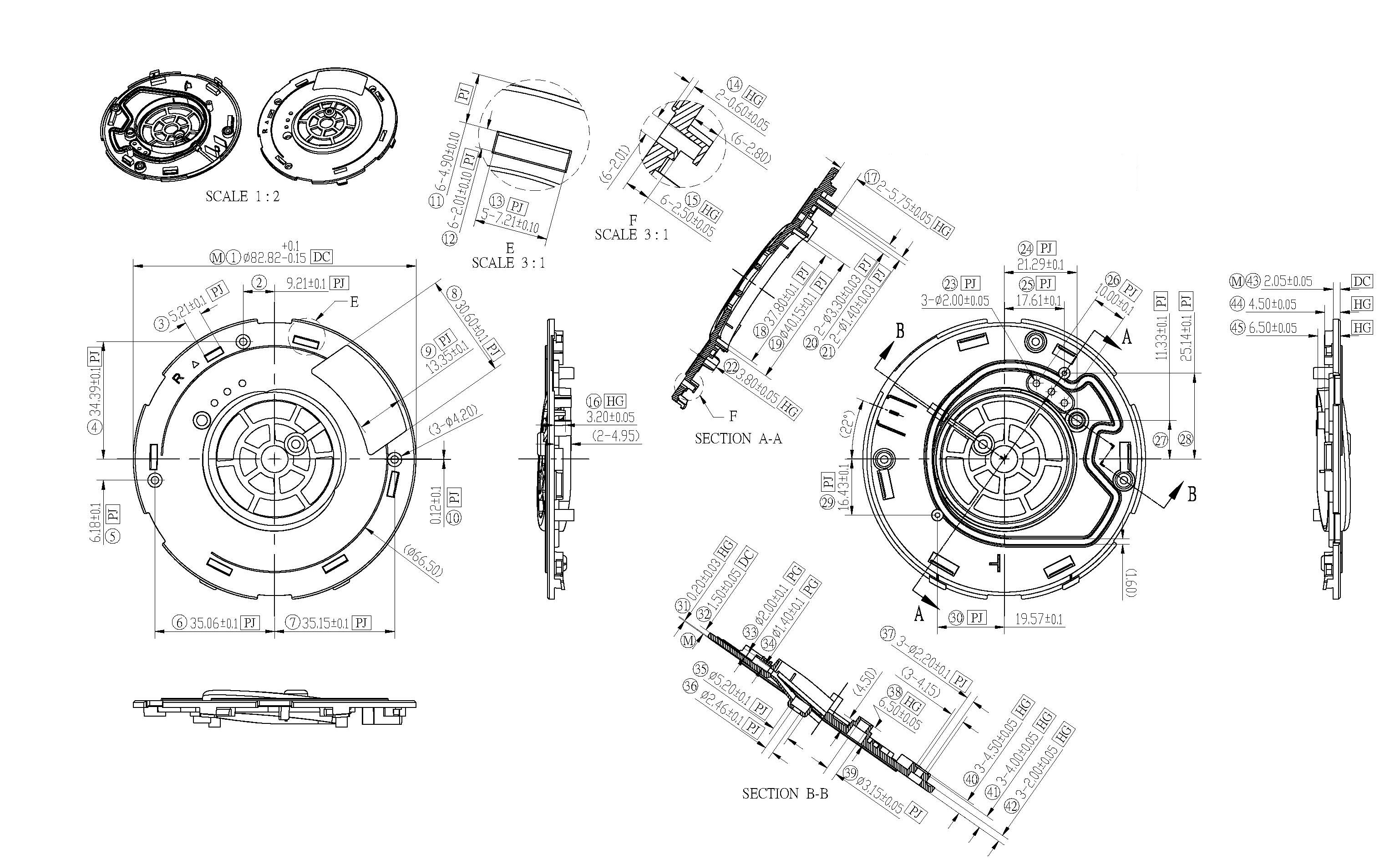 Headphone injection parts