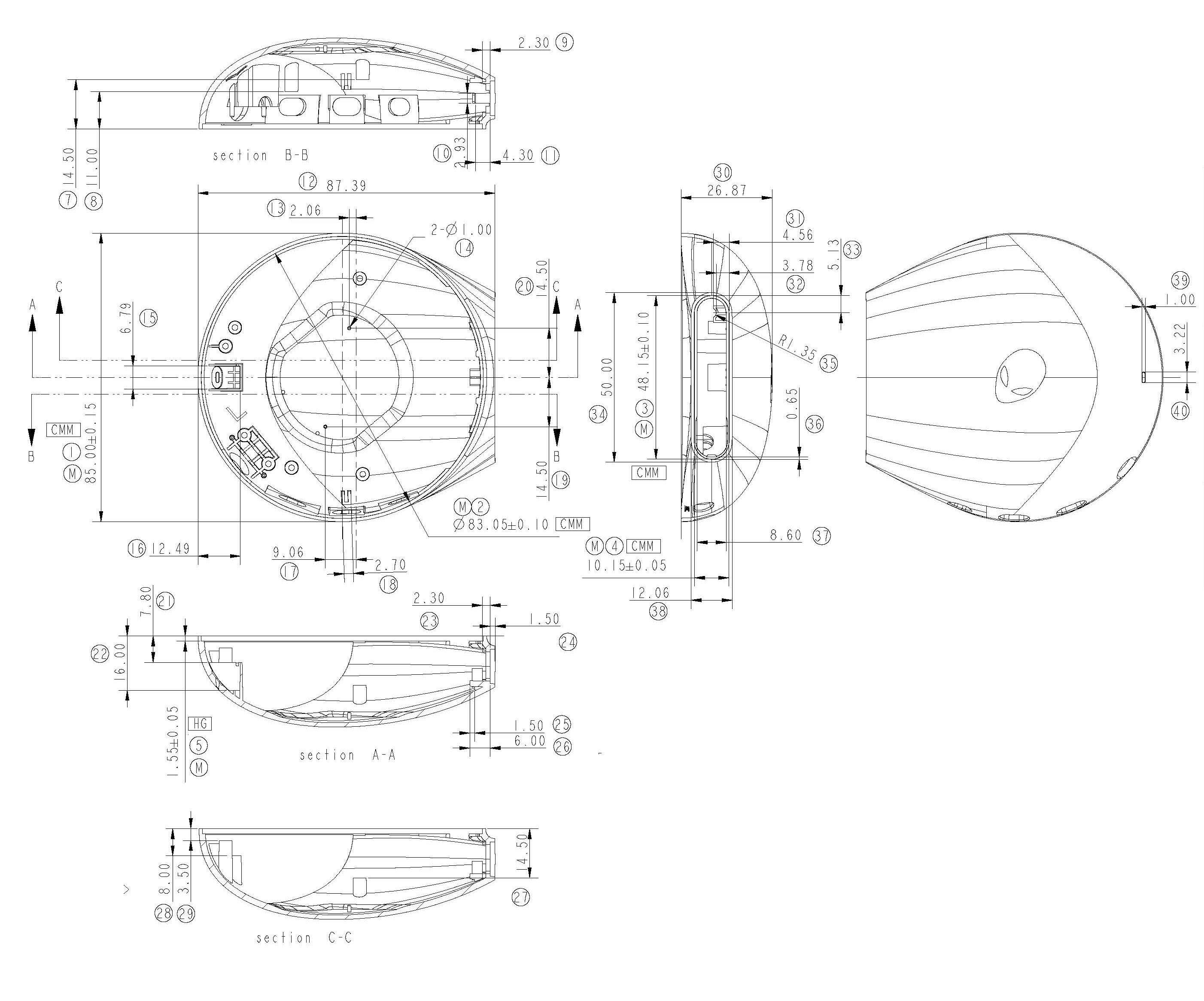 Bluetooth Headset Injection Molding