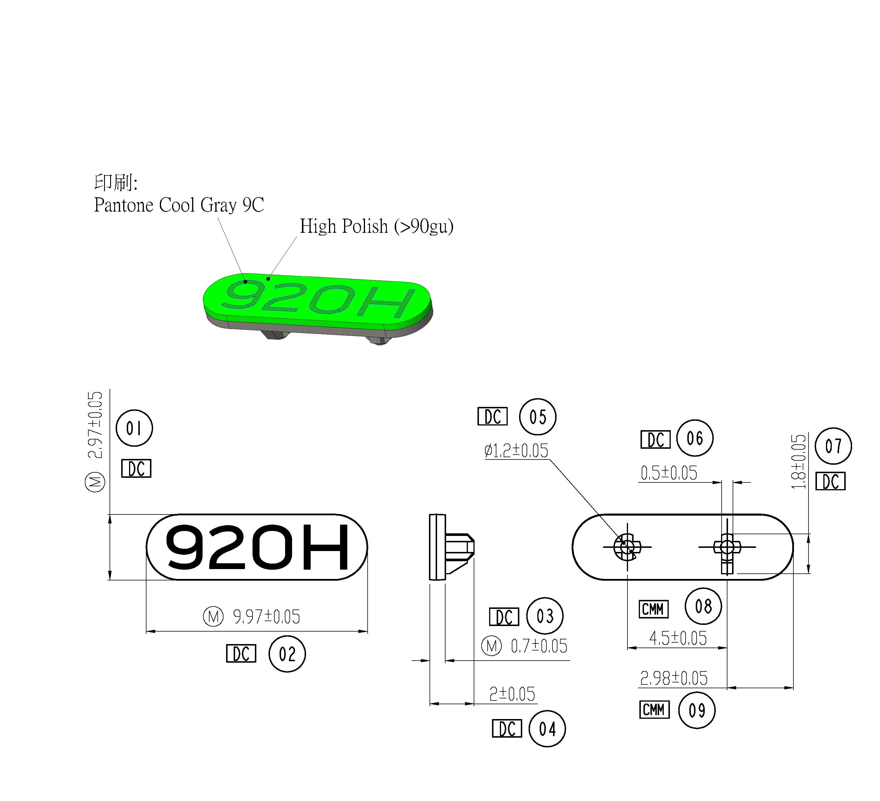 earphones Injection parts