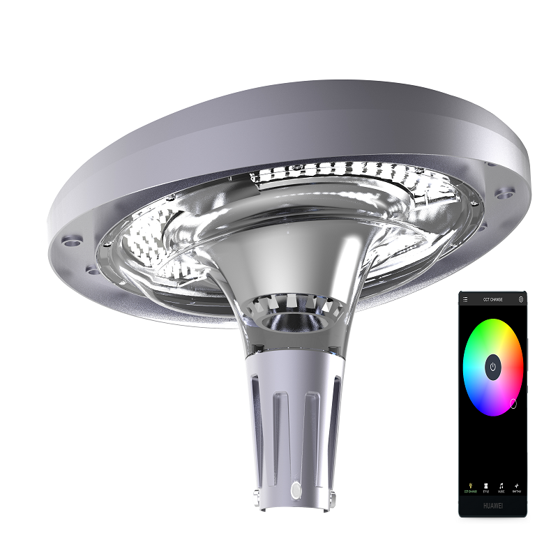 Warm White Solar Garden Lights High Mast