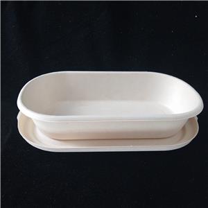 Biodegradable Compostable Sugarcane Takeaway Box Lunch