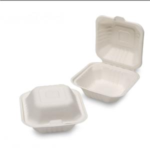 Bagasse-Clamshell-Burger-Lunchbox