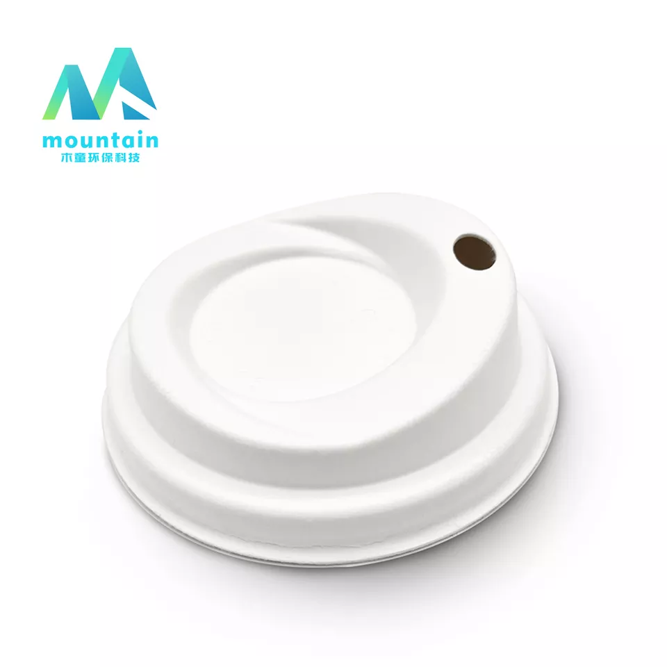bagassee moulded coffee cup lid