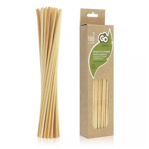 biodegradable disposable wheat straws