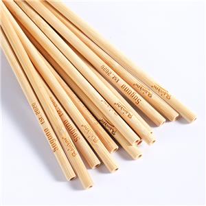 biodegradable bamboo fiber straw disposable