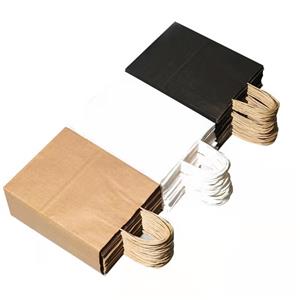 переработанный коричневый бумажный пакет из крафт-бумаги