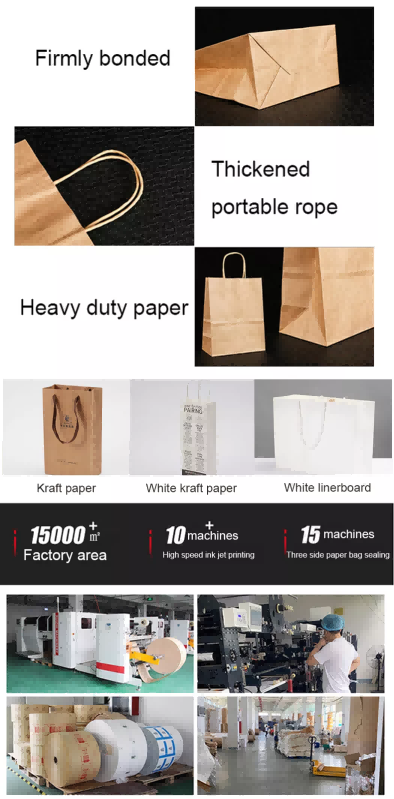 paper kraft bag custom paper bags with handle