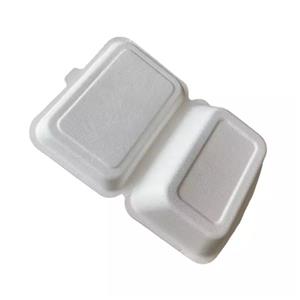 sugarcane pulp box to go lunch bagasse box