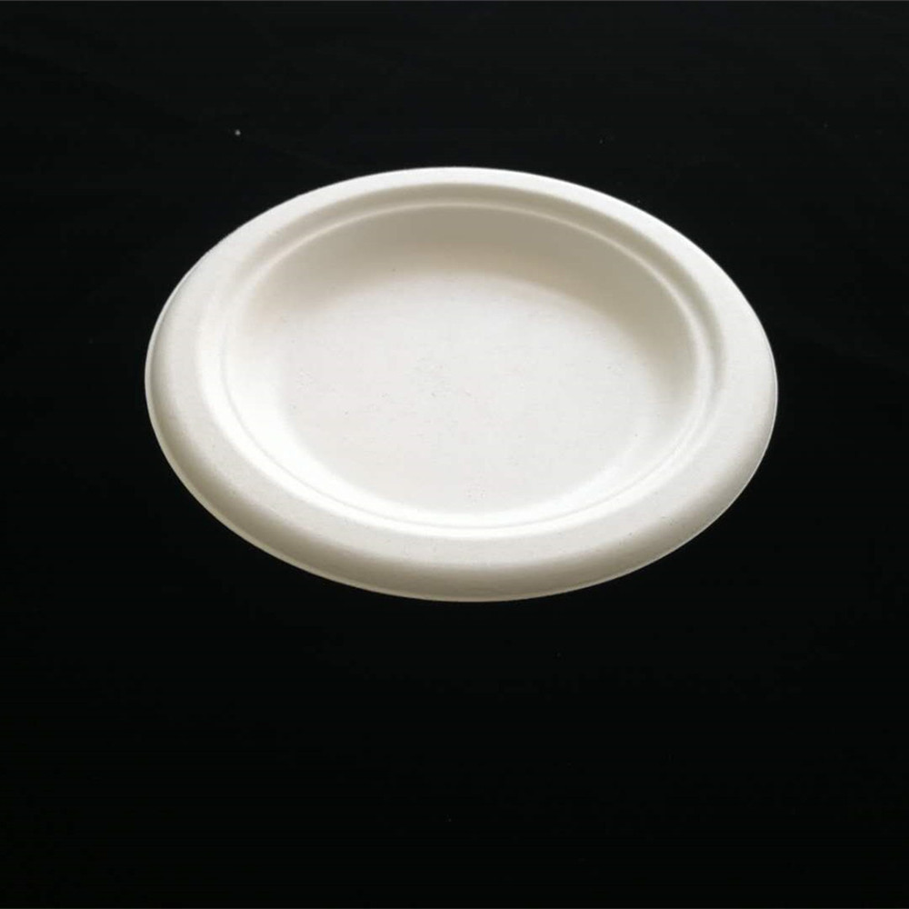 Китай 6-дюймовые одноразовые тарелки из багассы без ПФАС, производитель
