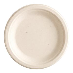 6 inch PFAS Free Bagasse Plates Disposable