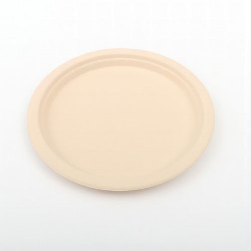 10 inch PFAS Free Disposable Bamboo Pulp Plate