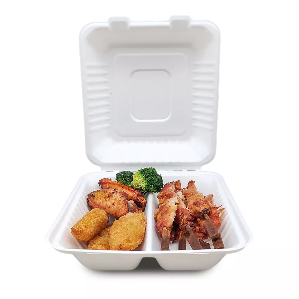 bagasse square packing product box