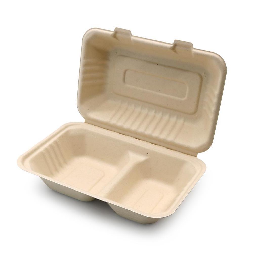 bagasse lunch box food
