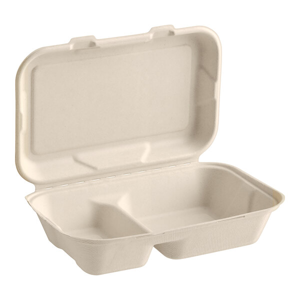 bagasse rectangular lunch box
