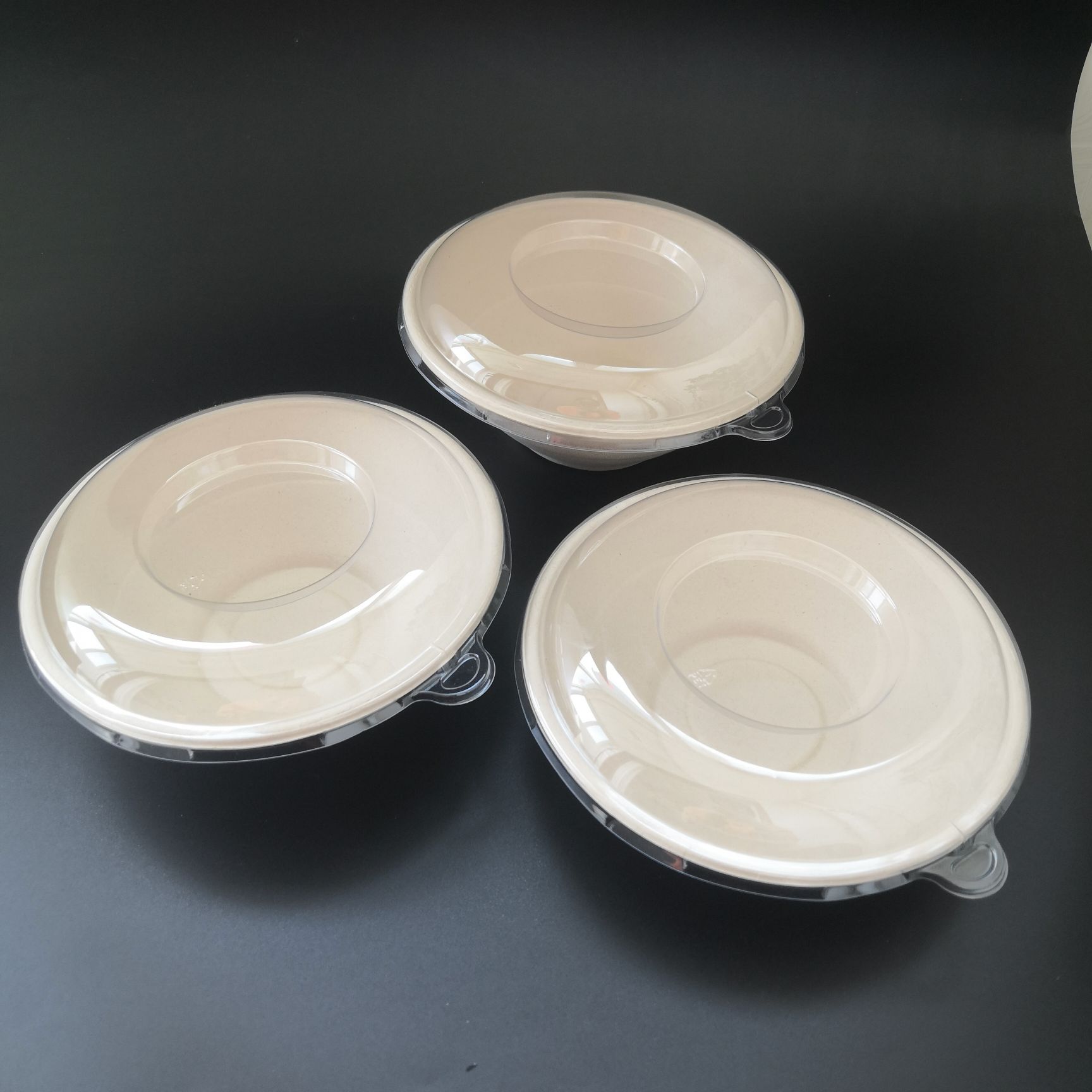 bagasse bowl with lid