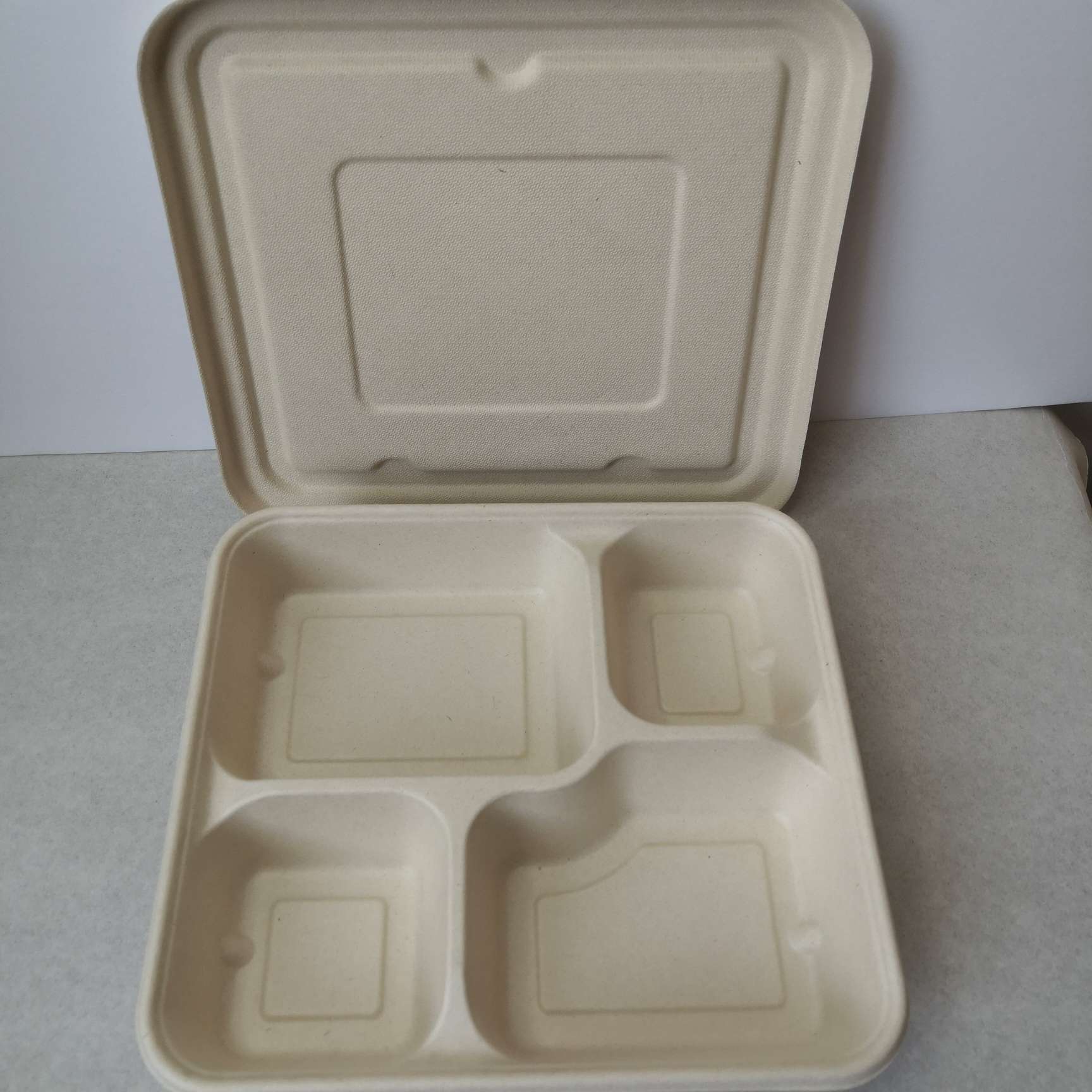 bagasse food tray with lid