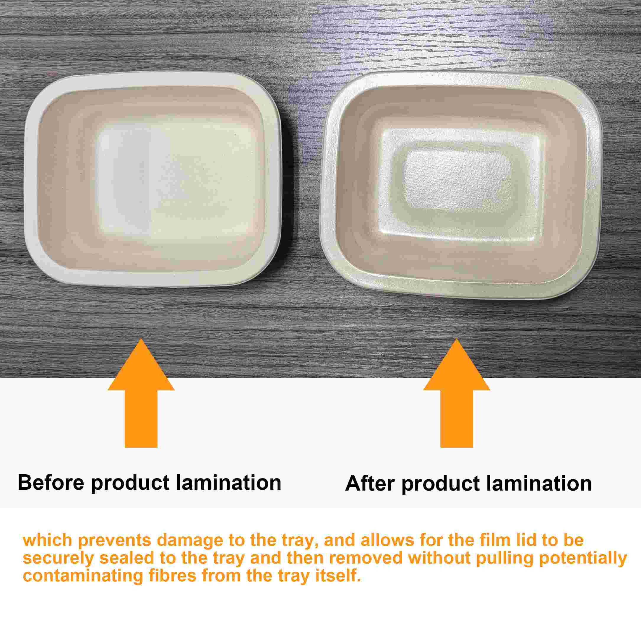 Compostable Biodegradable food tray packaging