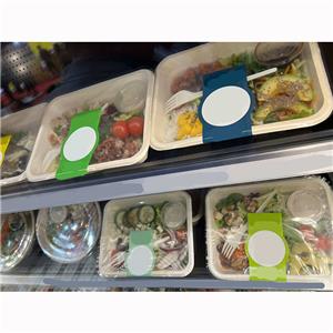 Sealable Meal Tray Biodegradable Bagasse Tray with Lamination Film