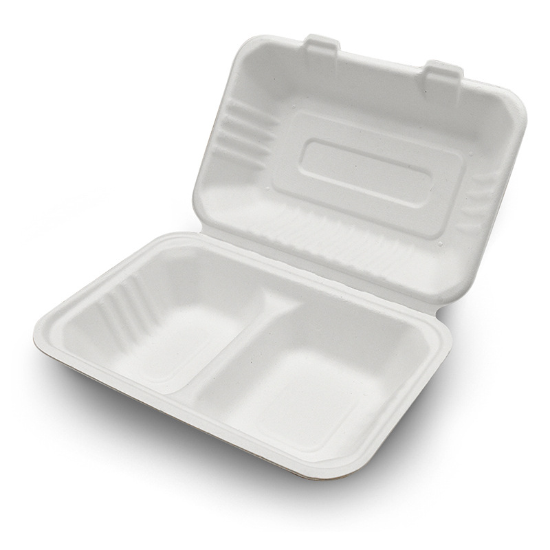 bagasse clamshell box