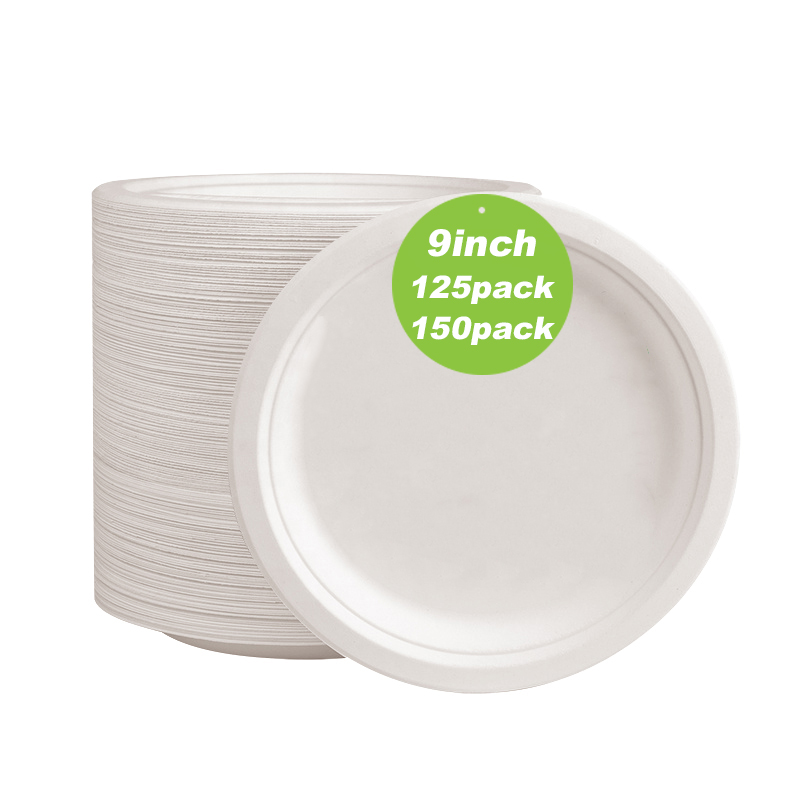 9inch disposable biodegradable plate