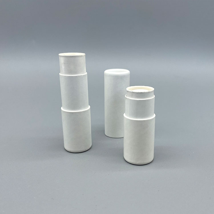 custom moulded paper pulp Deodorant lipstick Balm tube packaging