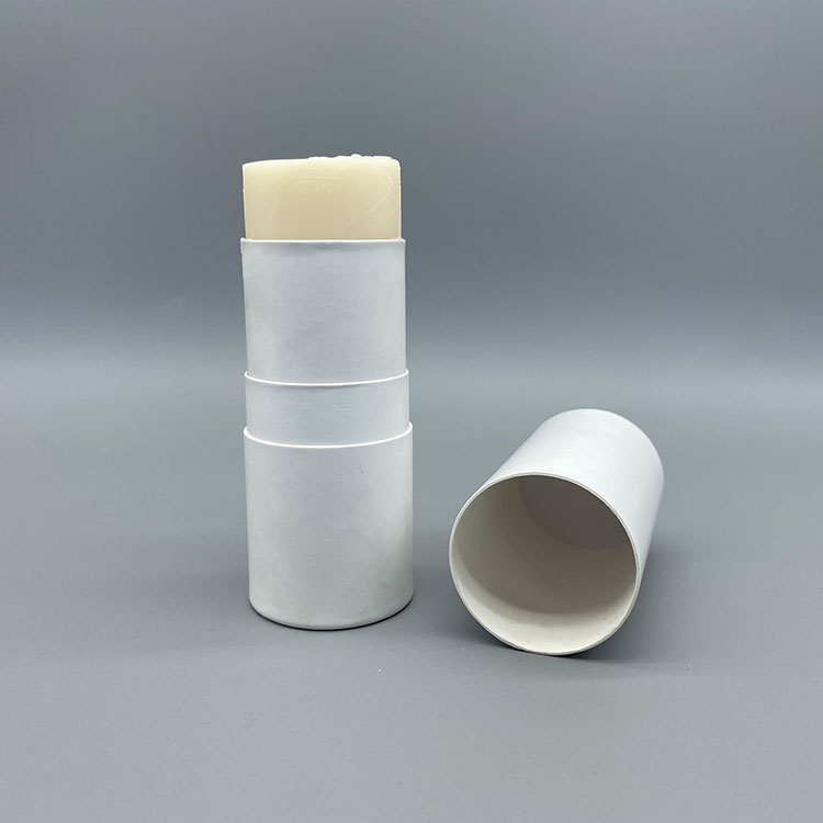 custom moulded paper pulp Deodorant lipstick Balm tube packaging