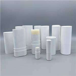 custom moulded paper pulp Deodorant lipstick Balm tube packaging