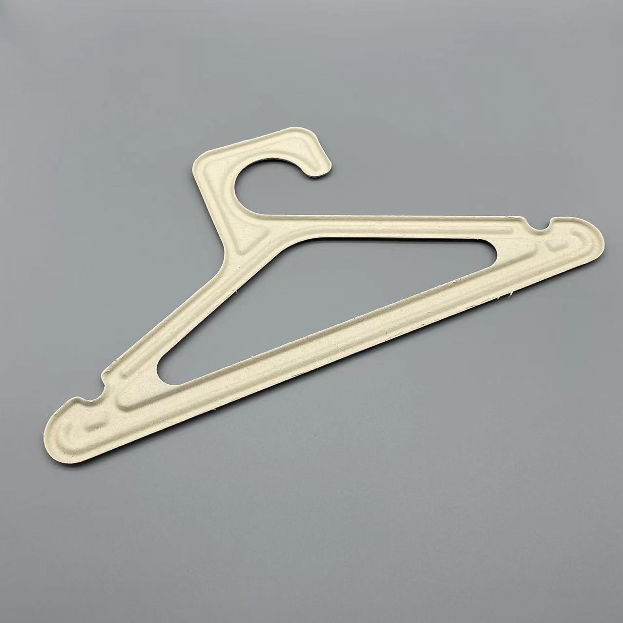 biodegradable compostable paper pulp non slip clothes hanger