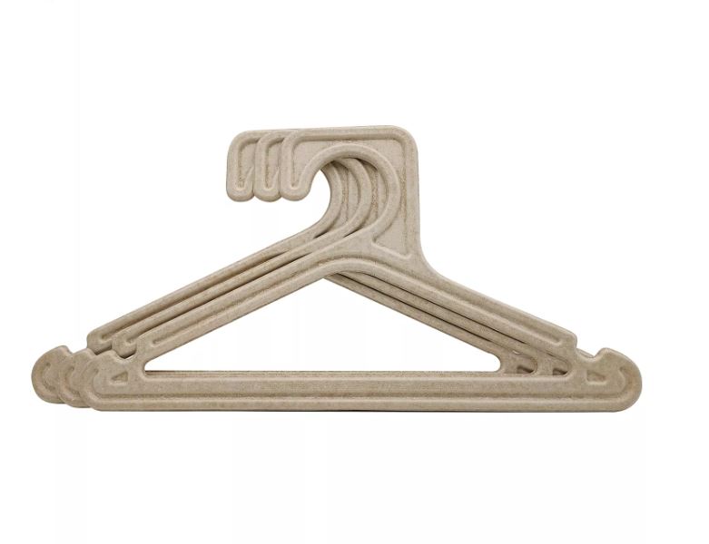 biodegradable compostable paper pulp non slip clothes hanger