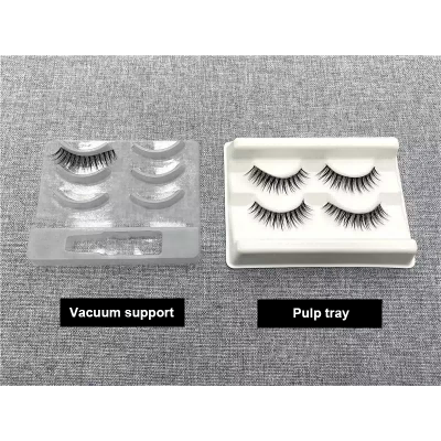 paper pulp fake eyelashes trays false eyelash packaging box