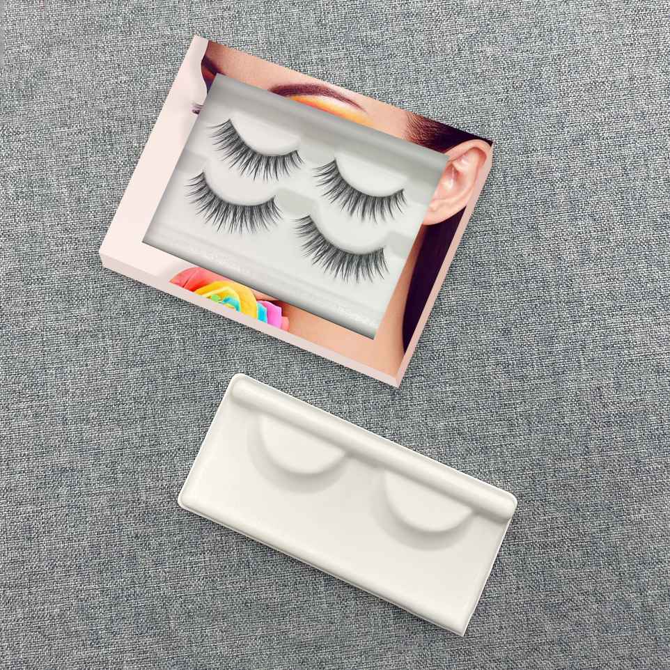 paper pulp fake eyelashes trays false eyelash packaging box