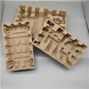 Custom Paper Pulp Molded Packaging Tray For Applications Industrial