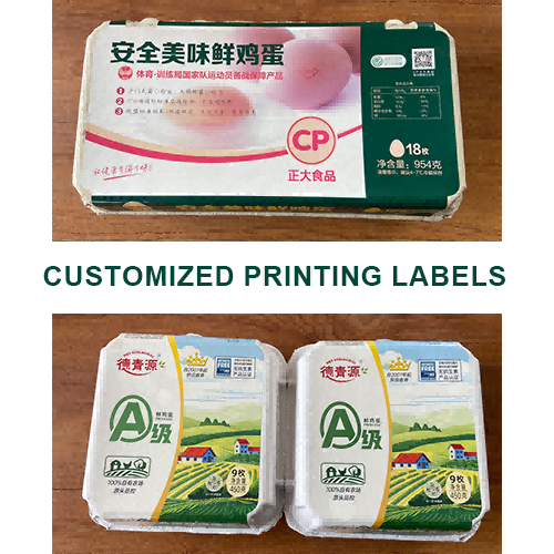 Customized Printing Colored Recyclable Egg Cartons