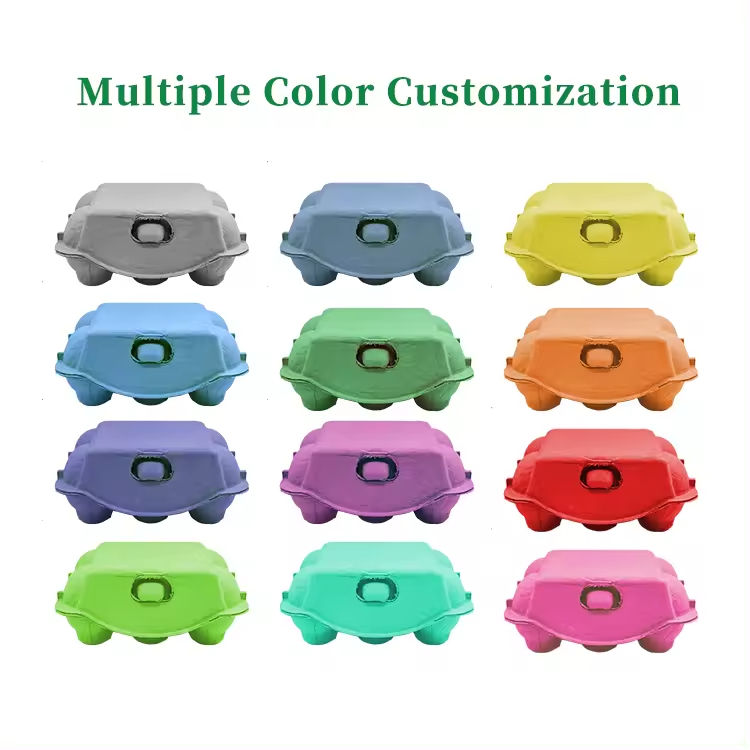 Customized Printing Colored Recyclable Egg Cartons