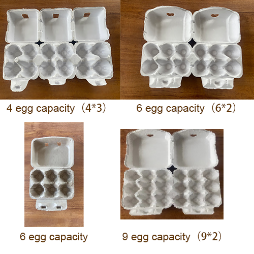 Customized Printing Colored Recyclable Egg Cartons