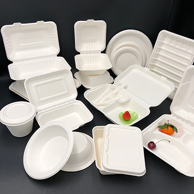 Sugarcane pulp tableware