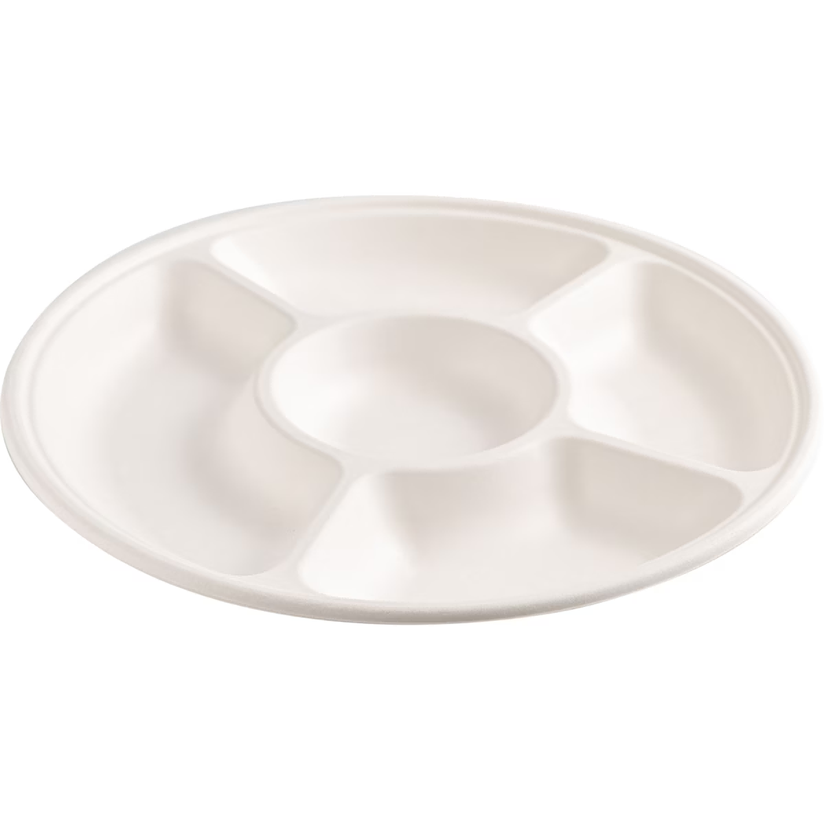 Serving 5-Compartment Bagasse dishes- Biodegradable