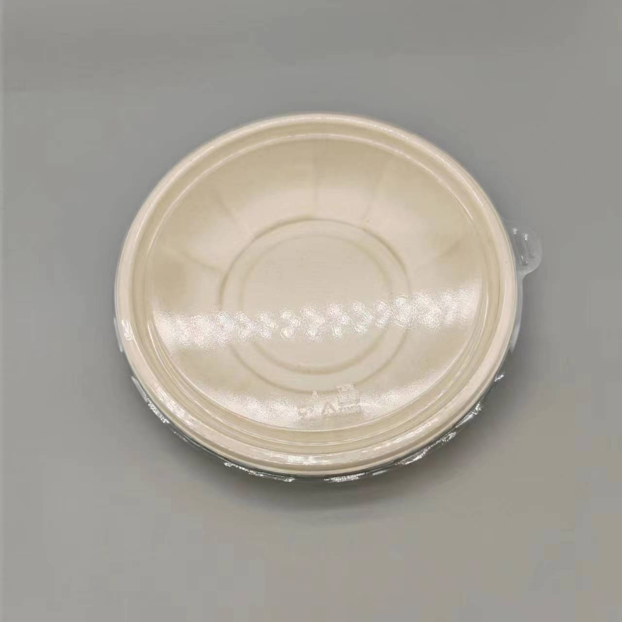 PE Coating 8.15-Inch Sugarcane Bagasse Bowl with Lid