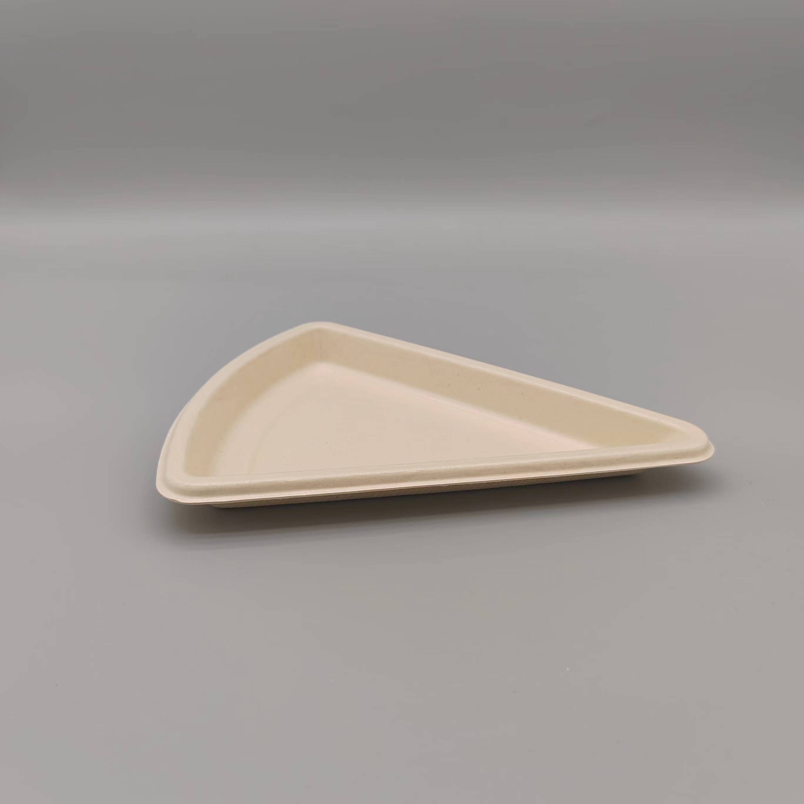 Eco-Friendly Coated Bagasse Pizza Box with Lid