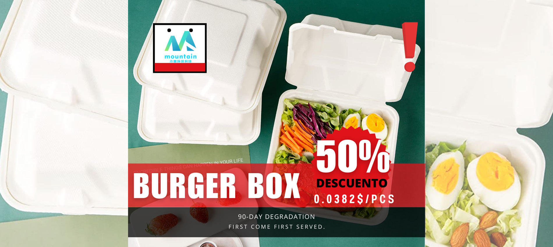 biodegradable takeaway box