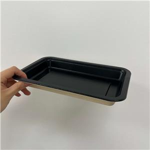 Biodegradable Pulp Black Coated Film Sealable Tray