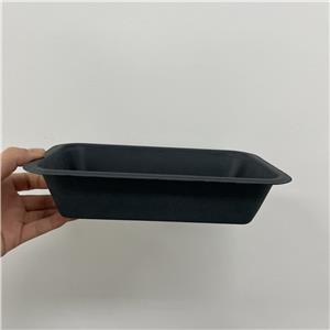 Disposable Black Sgarcane Bagasse Pulp Food Trays​