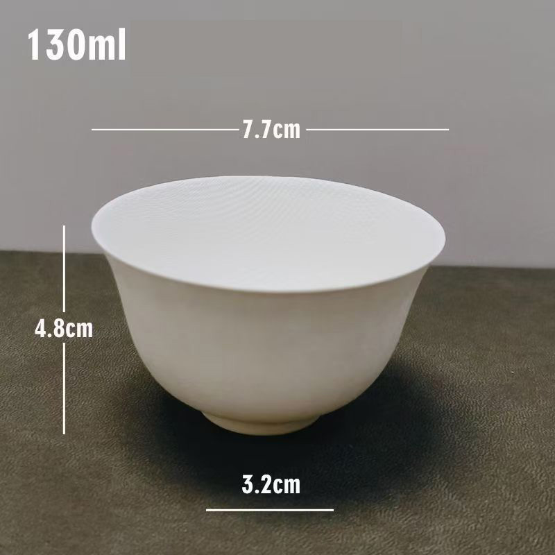 Custom Printed Bagasse Disposable Compostable Paper Ice Cream Bowls