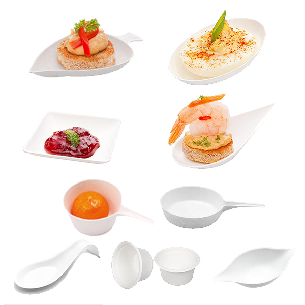 Sugarcane bagasse sauce container