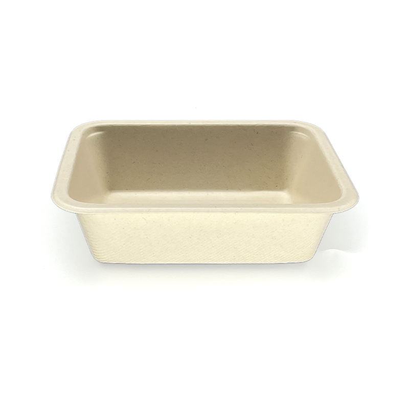 20.6 oz 1compatement Compostable Fiber Coated Tray