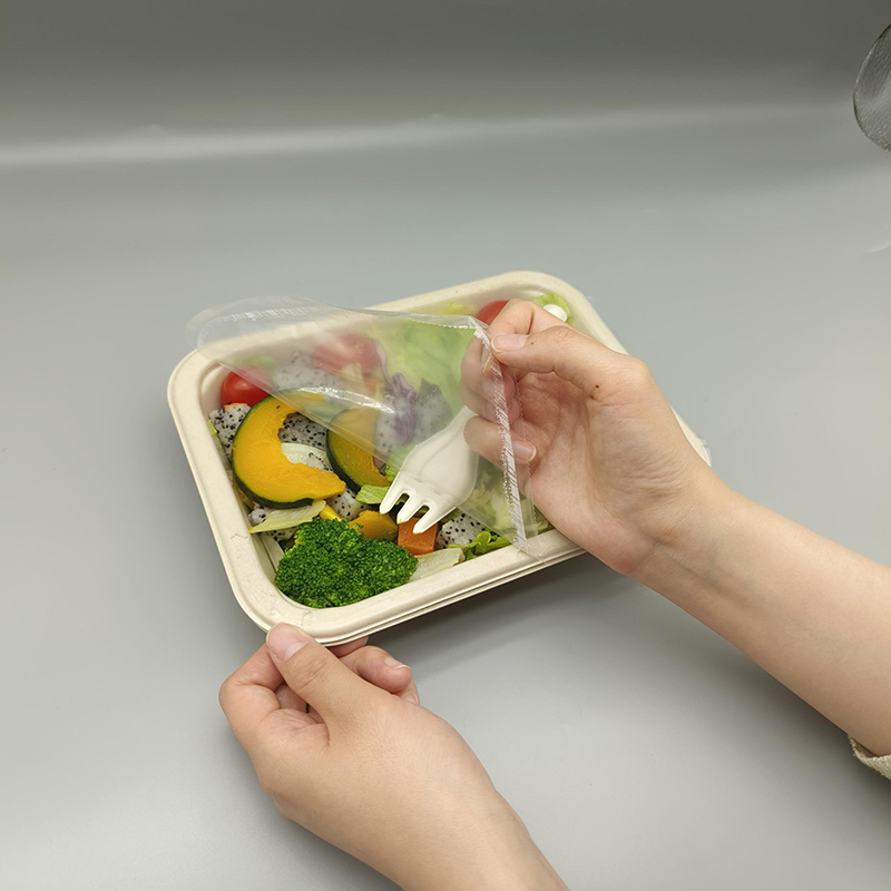 30.4 oz 1compatement Compostable Fiber Coated Tray